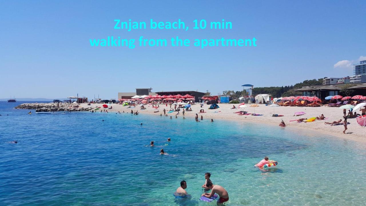 Modern Apt With Terrace 4 Min Walk To The Beach Split Exterior photo